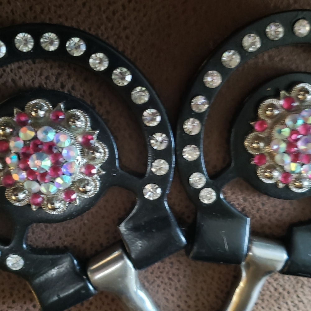 🐴 Western Snaffle Bit Horse Swarovski Crystals